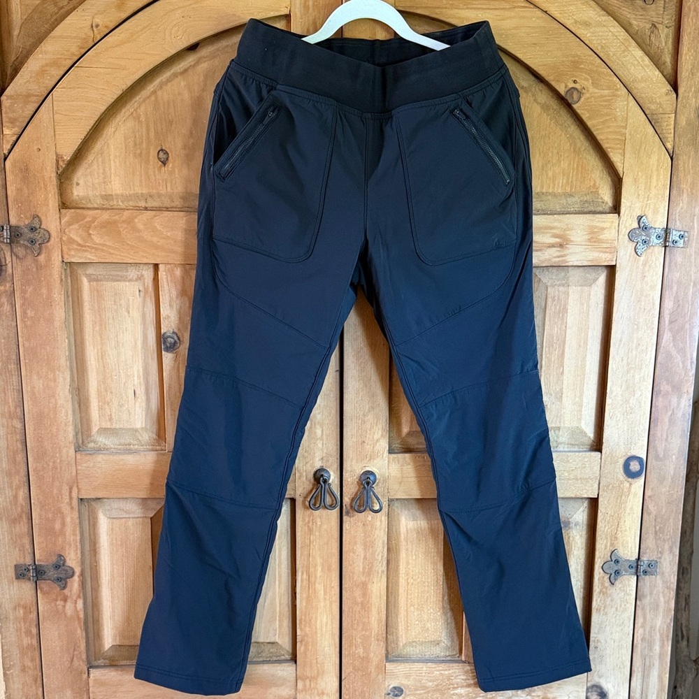Duluth Trading Women’s Black Stretch Fleece Lined Snow Pant size Medium